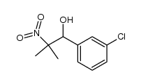 1-(3-chlorophenyl)-2-methyl-2-nitropropan-1-ol Structure