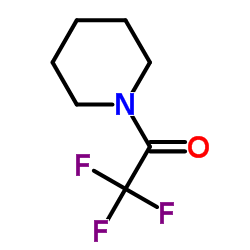 1-Trifluoroacetyl piperidine Structure