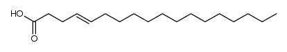 (E)-octadec-4-enoic acid结构式