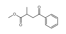 2-methyl-4-oxo-4-phenyl-butyric acid methyl ester Structure