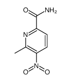 6-methyl-5-nitropyridine-2-carboxamide Structure