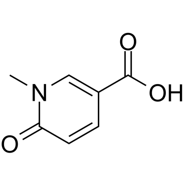 1-甲基-6-氧代-1,6-二氢吡啶-3-羧酸结构式