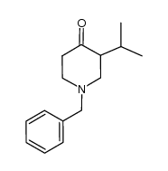 1-benzyl-3-isopropylpiperidin-4-one Structure
