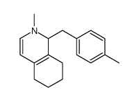 2-甲基-1-(4-甲基苄基)-1,2,5,6,7,8-六氢异喹啉结构式