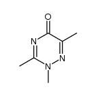 2,3,6-trimethyl-1,2,4-triazin-5(2H)-one Structure