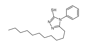 4-phenyl-3-undecyl-1H-1,2,4-triazole-5-thione Structure