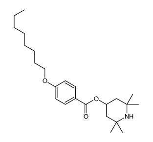 (2,2,6,6-tetramethylpiperidin-4-yl) 4-octoxybenzoate结构式