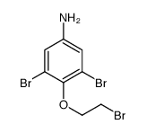 3,5-dibromo-4-(2-bromoethoxy)aniline Structure