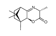 (1R,2S,5R,8S)-1,5,11,11-tetramethyl-3-oxa-6-azatricyclo[6.2.1.02,7]undec-6-en-4-one结构式