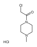 2-chloro-1-(4-methylpiperazin-1-yl)ethanone hydrochloride Structure