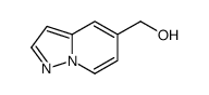 吡唑并[1,5-a]吡啶-5-基甲醇结构式