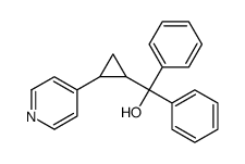 Diphenyl[2-(4-pyridinyl)cyclopropyl]methanol Structure