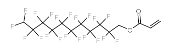 1H,1H,11H-丙烯酸全氟十一烷基酯结构式
