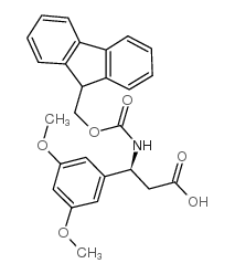 Fmoc-(S)-3-Amino-3-(3,5-dimethoxy-phenyl)-propionic acid structure