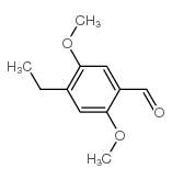 4-乙基-2,5-二甲氧基苯甲醛结构式
