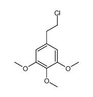 5-(2-chloroethyl)-1,2,3-trimethoxybenzene Structure