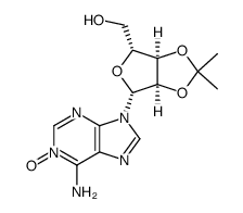 2',3'-isopropylideneadenosine-1-oxide结构式