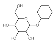 环己基 beta-D-吡喃葡萄糖苷结构式
