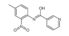 N-(4-methyl-2-nitrophenyl)pyridine-3-carboxamide Structure