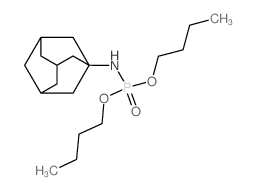 N-dibutoxyphosphoryladamantan-1-amine Structure
