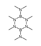 3-N,3-N,6-N,6-N,1,2,4,5-octamethyl-1,2,4,5,3,6-tetrazadiborinane-3,6-diamine结构式
