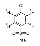 4-chloro-2,3,5,6-tetradeuteriobenzenesulfonamide Structure