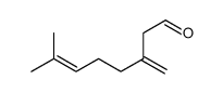 7-甲基-3-亚甲基-6-辛烯醛结构式