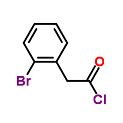(2-Bromophenyl)acetyl chloride Structure