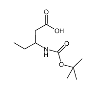 3-叔丁氧羰基氨基戊酸结构式