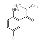 Benzamide,2-amino-5-chloro-N,N-dimethyl-结构式