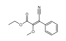 ethyl(3-cyano-2-methoxy)cinnamate Structure