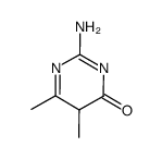 4(5H)-Pyrimidinone, 2-amino-5,6-dimethyl- (9CI)结构式