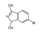 5-溴-3-羟基异吲哚啉-1-酮结构式