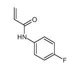 N-(4-fluorophenyl)prop-2-enamide结构式