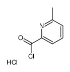 6-methylpyridine-2-carbonyl chloride,hydrochloride结构式