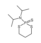 N,N-di(propan-2-yl)-2-sulfanylidene-1,3,2λ5-dithiaphosphinan-2-amine Structure