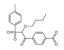 2-butoxy-2-(4-methylphenyl)sulfonyl-1-(4-nitrophenyl)ethanone Structure