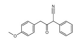 A-PHENYL-G-(4-METHOXYPHENYL)ACETOACETONITRILE结构式