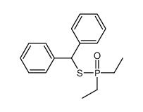 [diethylphosphorylsulfanyl(phenyl)methyl]benzene结构式