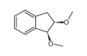 cis-1,2-dimethoxyindane结构式