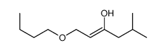 1-butoxy-5-methylhex-2-en-3-ol Structure