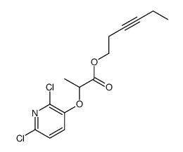 hex-3-ynyl 2-(2,6-dichloropyridin-3-yl)oxypropanoate Structure