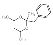 1,3-Dioxane,2,4,6-trimethyl-2-(phenylmethyl)- Structure