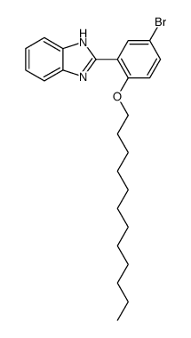 2-(5-bromo-2-dodecoxyphenyl)-1H-benzimidazole结构式