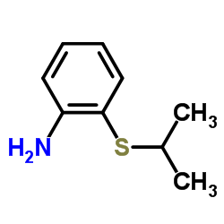 2-(异丙基硫代)苯胺结构式
