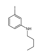 N-butyl-3-iodoaniline Structure