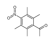 1-(2,3,5,6-tetramethyl-4-nitrophenyl)ethanone结构式
