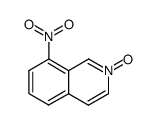 8-nitro-isoquinoline-2-oxide结构式