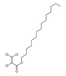 pentadecyl 2,3,3-trichloroprop-2-enoate Structure