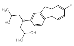 2-Propanol,1,1'-[(7-fluorofluoren-2-yl)imino]di- (7CI,8CI)结构式